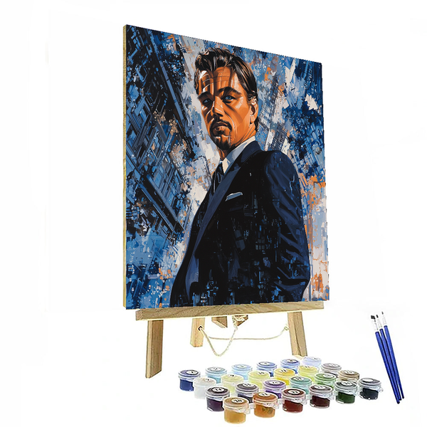 Leonardo DiCaprio: The Maverick Maestro of Movie Magic - DIY Painting By Numbers Kit