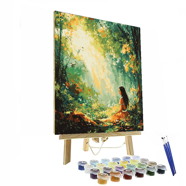 Pocahontas' Nature Exploration - Disney Inspired DIY Painting By Numbers Kit