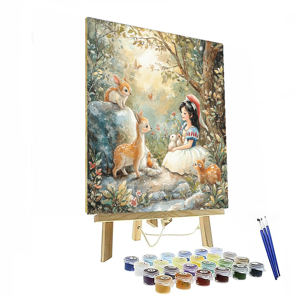 Snow White's Woodland Friends Room Decor - Disney Inspired DIY Painting By Numbers Kit