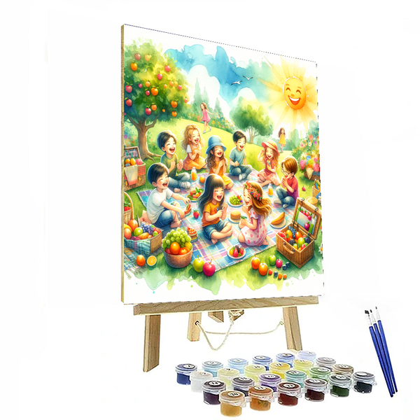 Sunny Picnic Adventure - DIY Painting By Numbers Kit