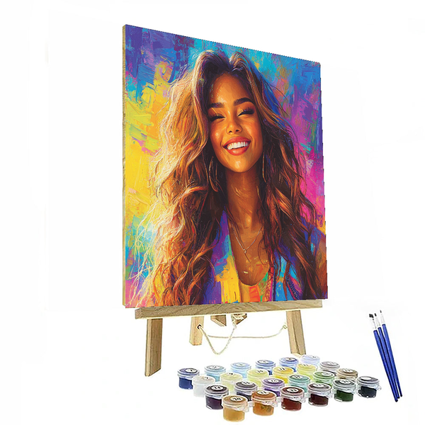 Zendaya: The Vibrant Catalyst of Generation Z - DIY Painting By Numbers Kit