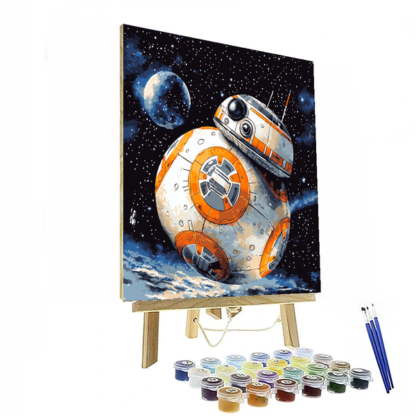 Star Wars BB-8 Galactic Adventure - Disney Inspired DIY Painting By Numbers Kit