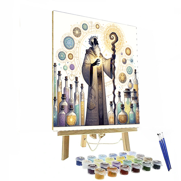 Mystical Wizard's Den - DIY Painting By Numbers Kit