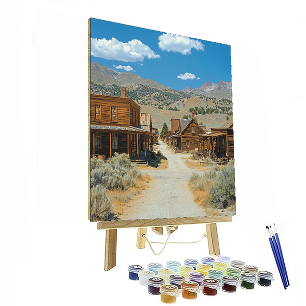 Bodie State Historic Park - DIY Painting By Numbers Kit