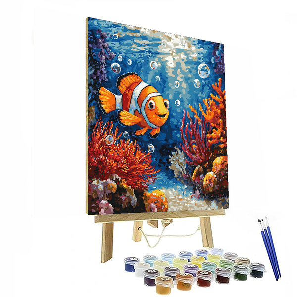 Finding Nemo Underwater Adventure - Disney Inspired DIY Painting By Numbers Kit