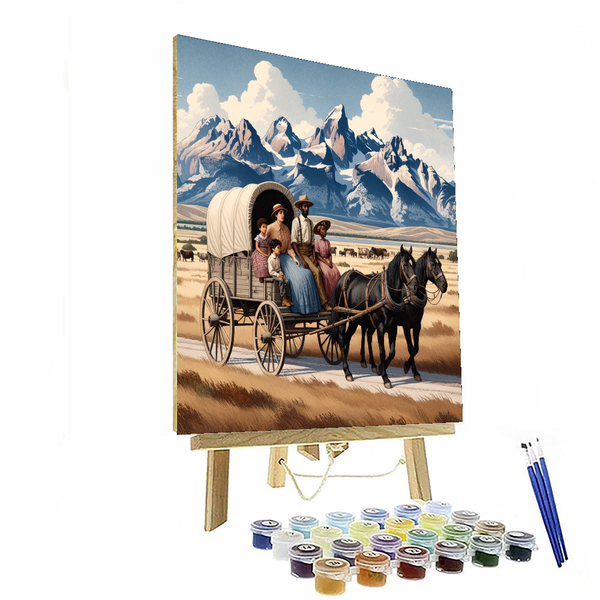 Pioneer Spirit Adventure - DIY Painting By Numbers Kit