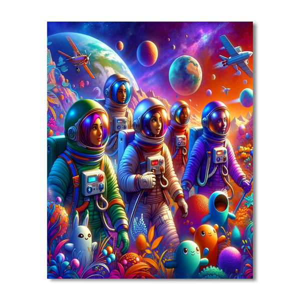 Adventures in Space - DIY Painting By Numbers Kit