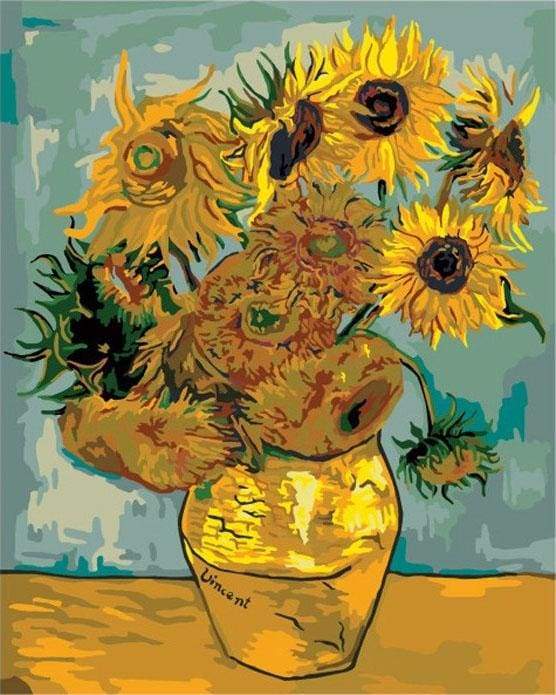 Malen nach Zahlen - Van Gogh - Sonnenblumen